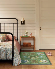Woodland Wanderer Green Rug