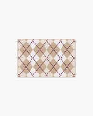 143 Argyle Khaki & Cream Rug by Humberto Leon