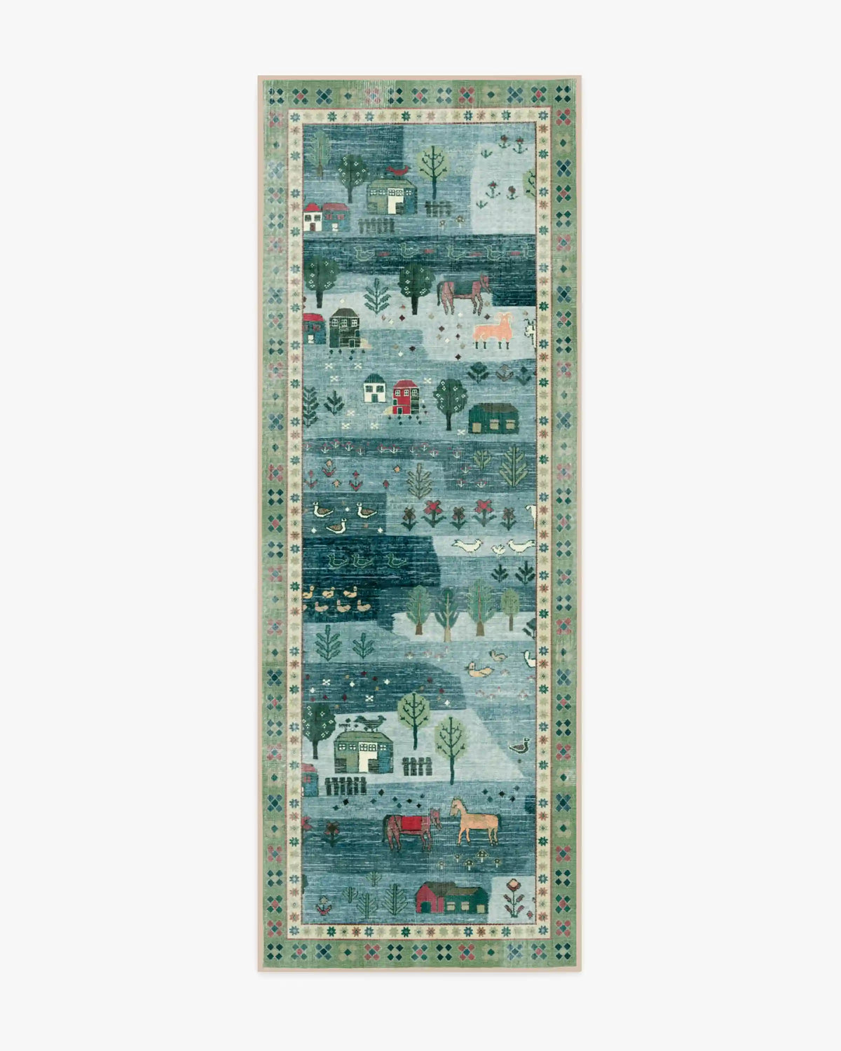 Alder Soft Blue Rug