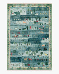 Alder Soft Blue Rug