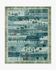 Alder Soft Blue Rug