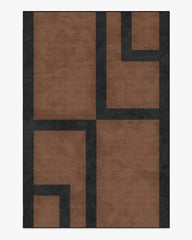 Aldo Brown & Black Rug by The Local Project