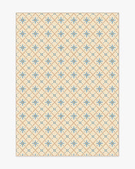 Alva Ivory & Slate Blue Rug