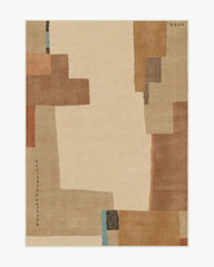 Ananda Natural Pop Rug by Architectural Digest