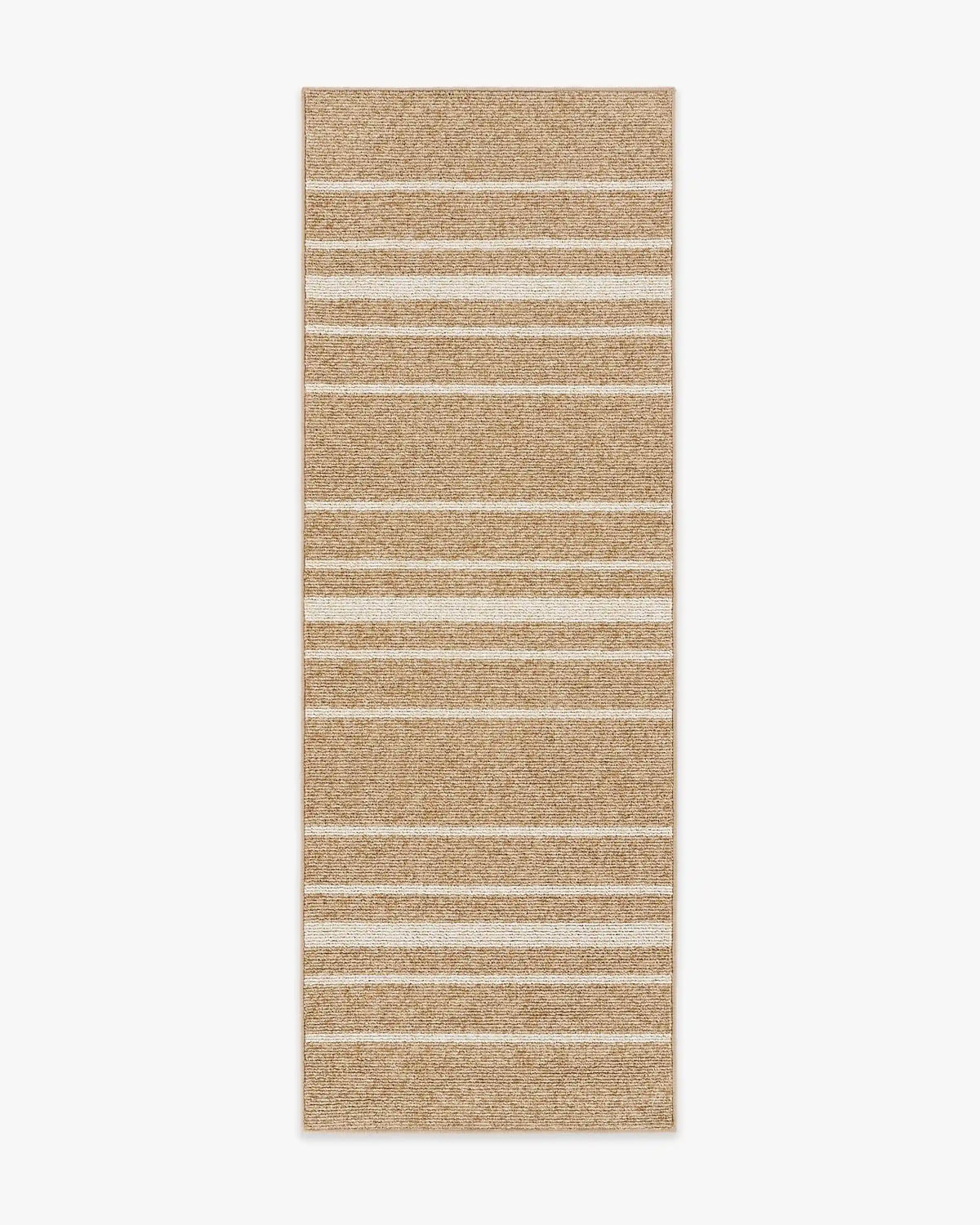 Arden Stripe Natural & Bleached Performance Weave Rug
