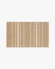 Arden Stripe Natural & Bleached Performance Weave Rug
