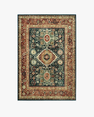 Avila Vintage Ink & Amber Rug