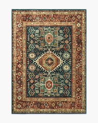 Avila Vintage Ink & Amber Rug