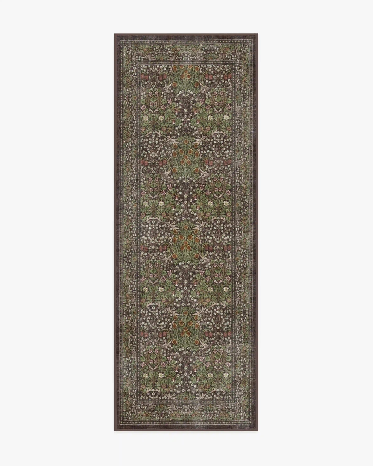 Blackthorn Dark Wood Rug by Morris & Co.