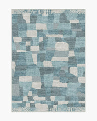 Boulder Blue Rug by The Local Project