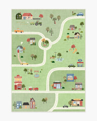 About Town Green Rug