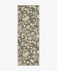 Brenna Olive Green & Cream Rug
