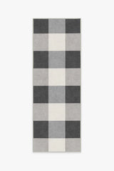 Buffalo Plaid Black & White Rug