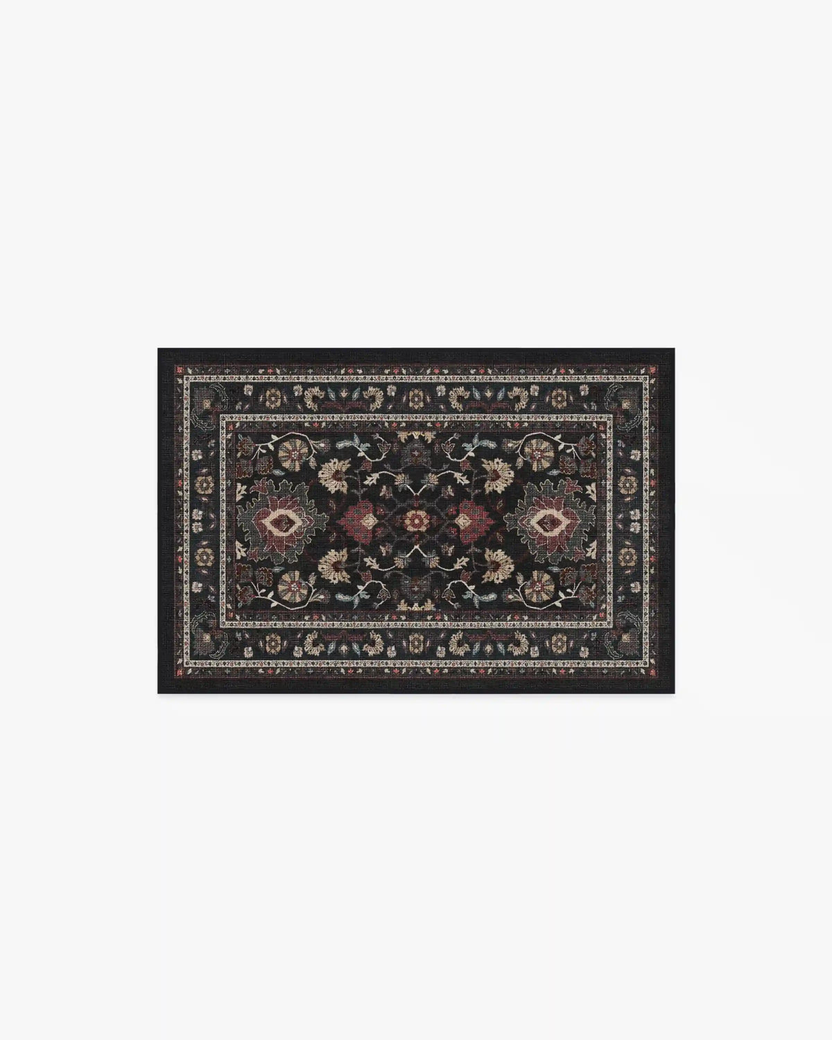 Calabria Black Multicolor Rug