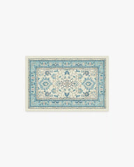 Calabria Cream & Light Blue Rug