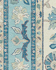 Calabria Cream & Light Blue Rug