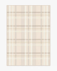 Charming Plaid Neutral Rug