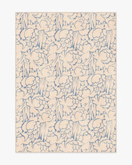 Corrine Cream & Slate Blue Rug