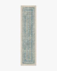 Cyrus Neutral & Blue Rug