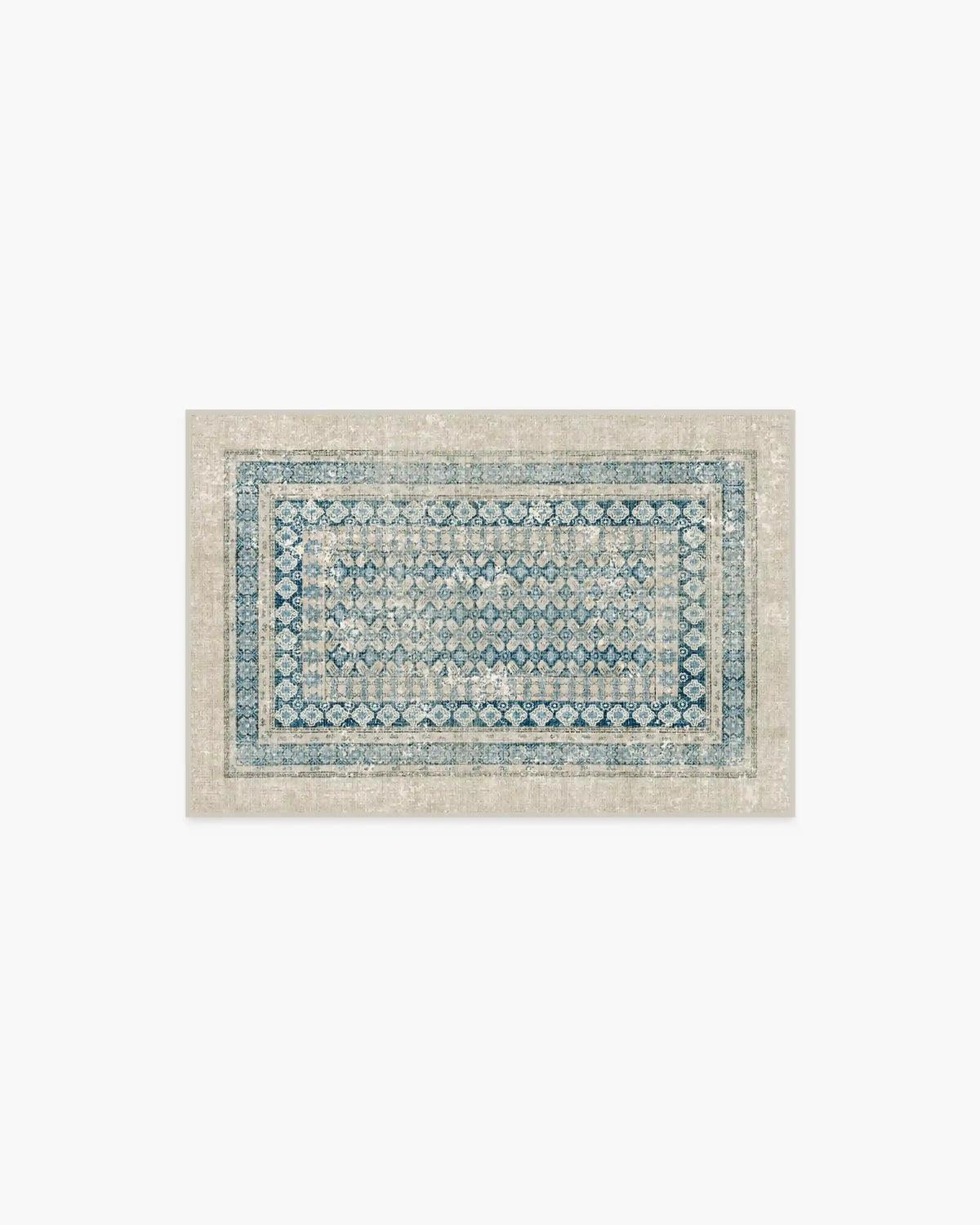 Cyrus Neutral & Blue Rug