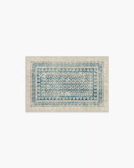 Cyrus Neutral & Blue Rug