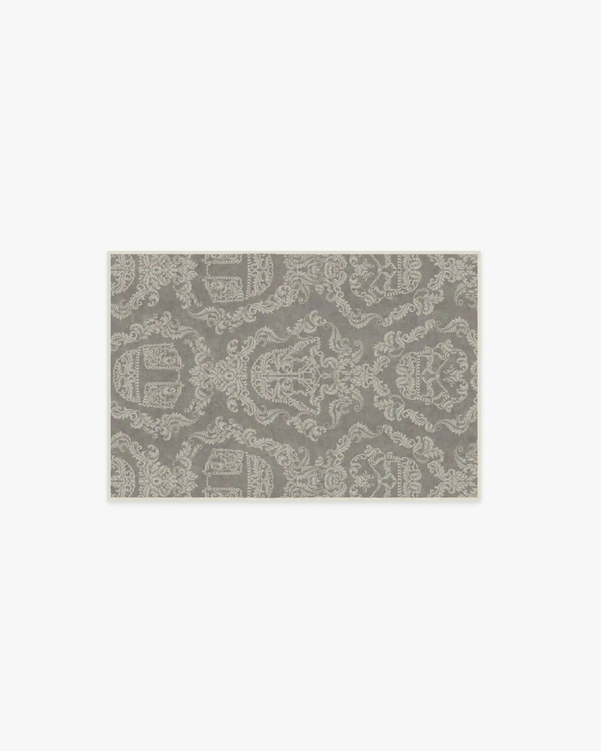 Dark Side Damask Stone Rug