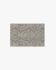 Dark Side Damask Stone Rug