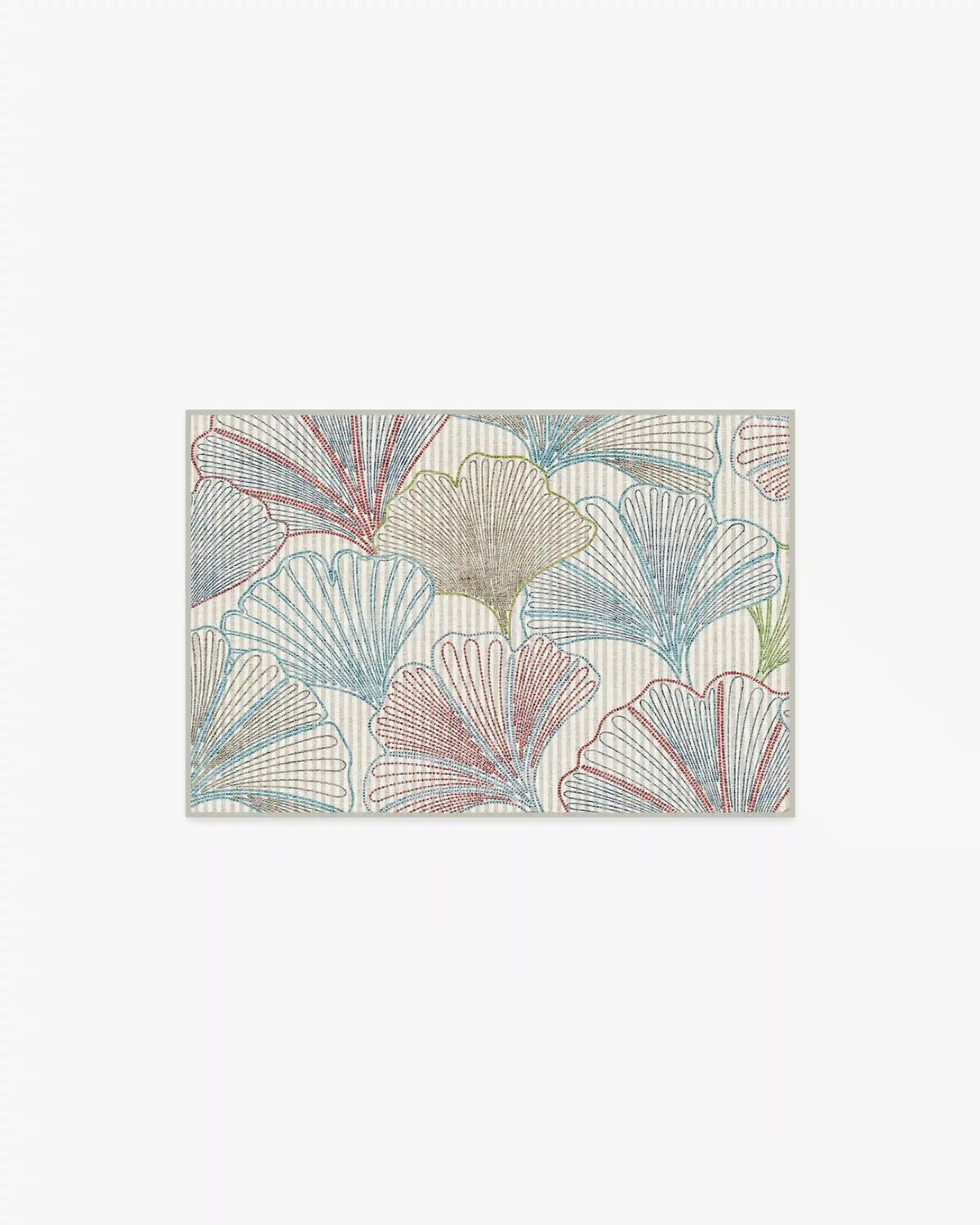 Deniz Blue & Red Rug