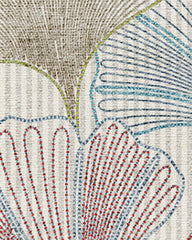 Deniz Blue & Red Rug