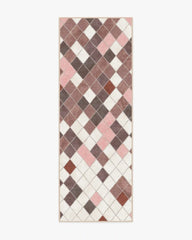 Diamond Mosaic Terracotta Rug