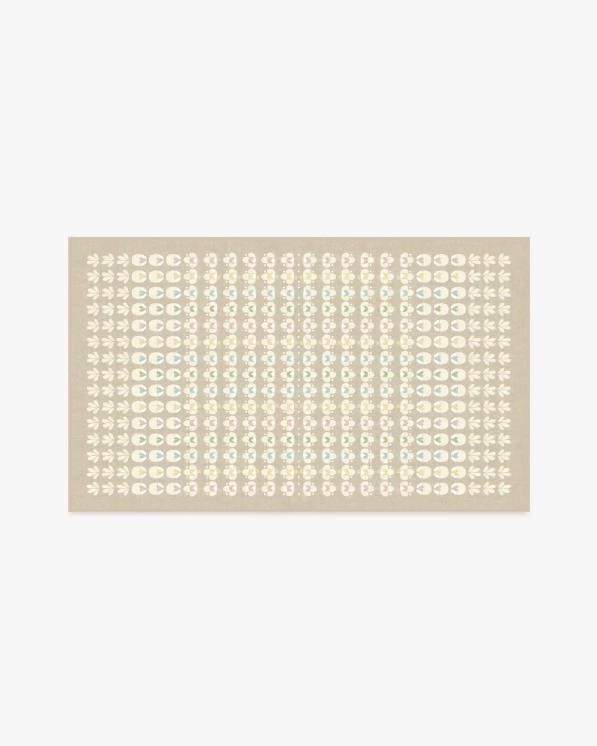 Ditzy Daisy Neutral Rug