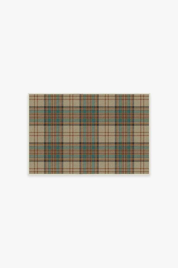 Dress Stewart Tartan Khaki Rug