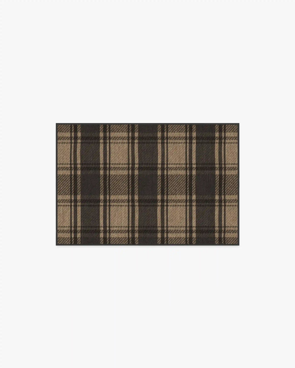 Easton Plaid Charcoal & Natural Rug