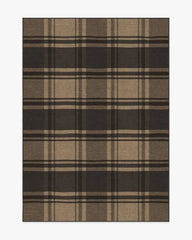 Easton Plaid Charcoal & Natural Rug