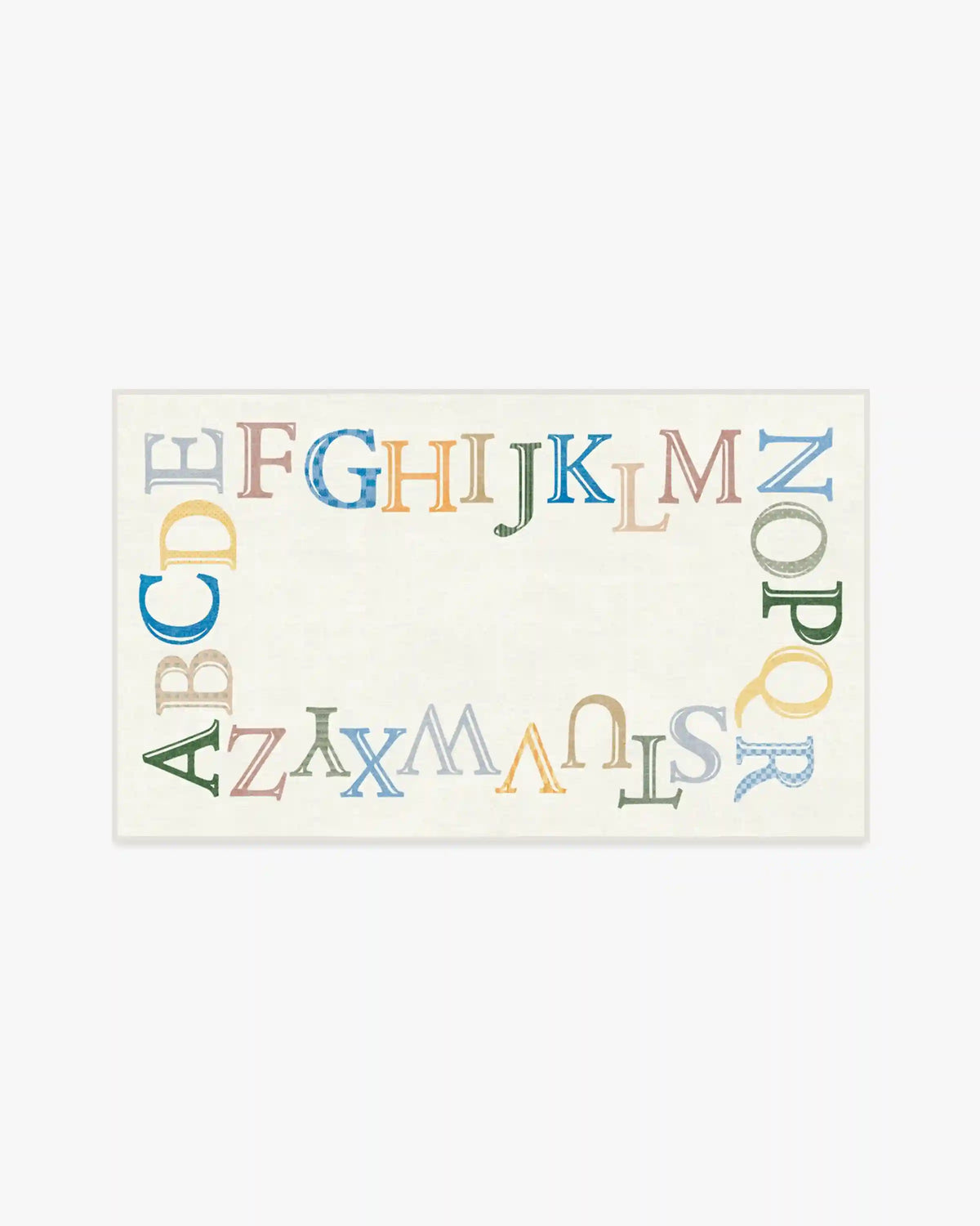 Easy as ABC Multicolor Rug