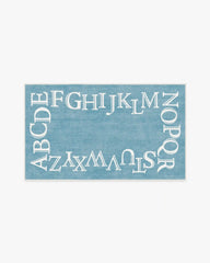 Easy as ABC Slate Blue Rug