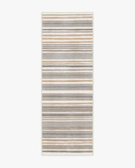 Elio Stripe Grey & Ivory Rug