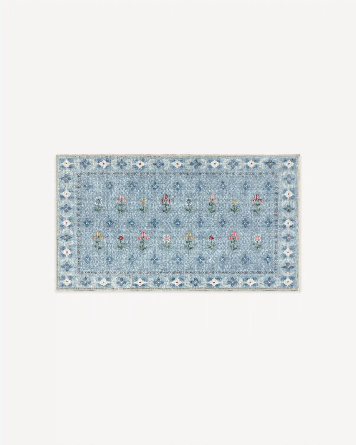 Ella Slate Blue Rug by Anthropologie