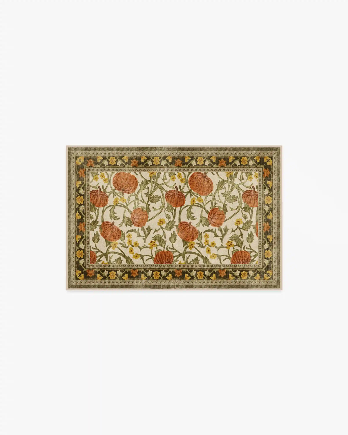 Enchanted Vines Cream Multicolor Rug