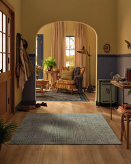 Glen Plaid Green & Gold Rug