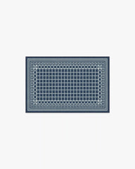Palm Beach Navy Rug by Gray Malin