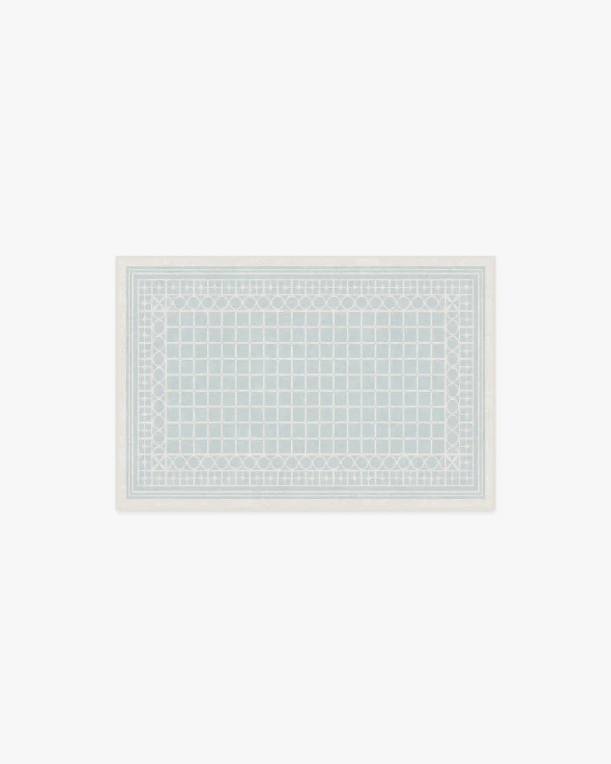 Palm Beach Powder Blue Rug by Gray Malin