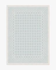 Palm Beach Powder Blue Rug by Gray Malin