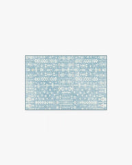 Palmetto Coastal Blue Rug by Gray Malin