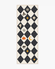 Halloween Harlequin Ivory & Charcoal Rug