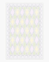 Happy Birthday Popo Pistachio & Lemon Rug by Humberto Leon