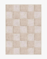 Hearth Check Neutral Rug
