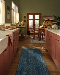 Hearthstone Navy Blue Rug