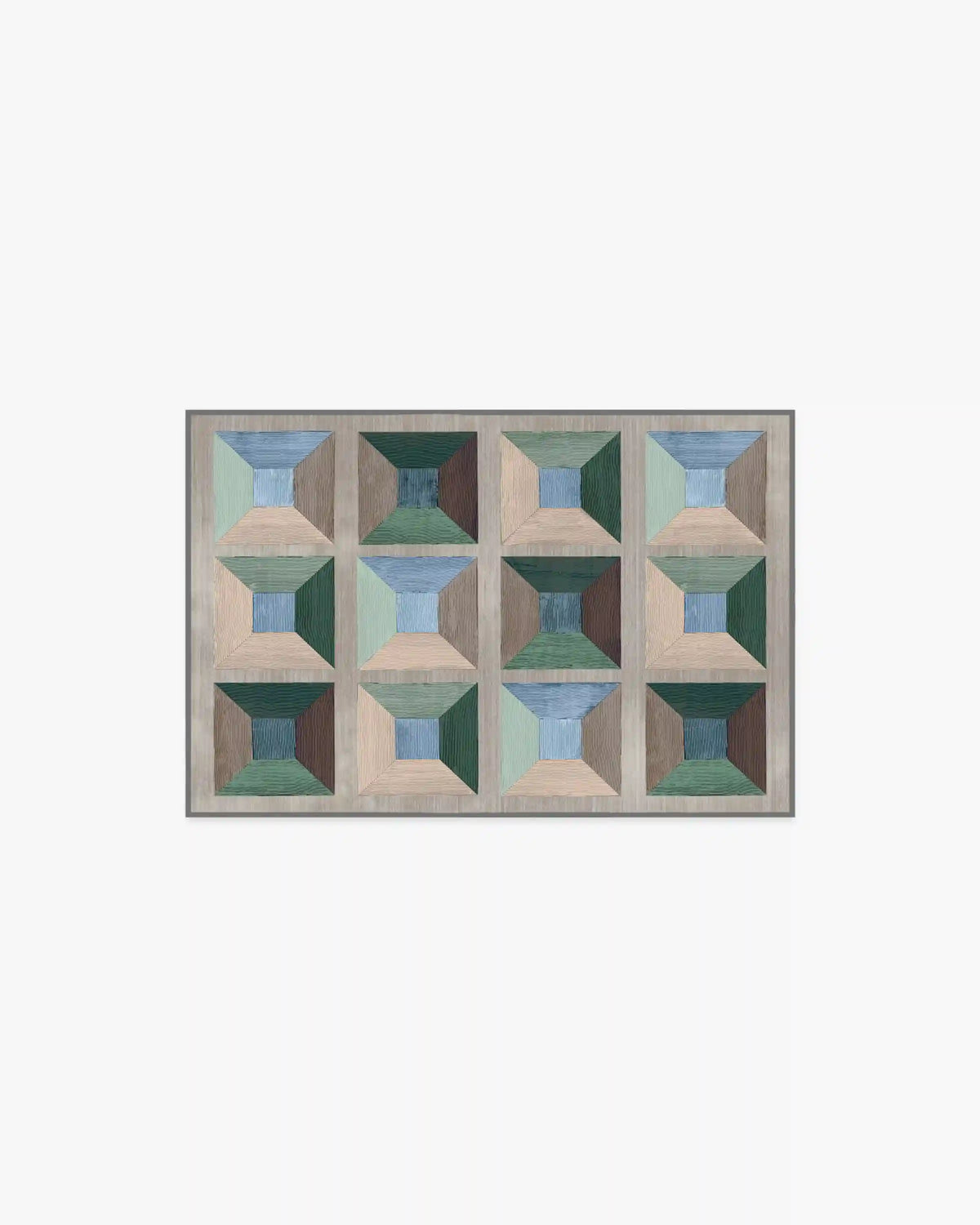 Hedra Soft Teal Rug