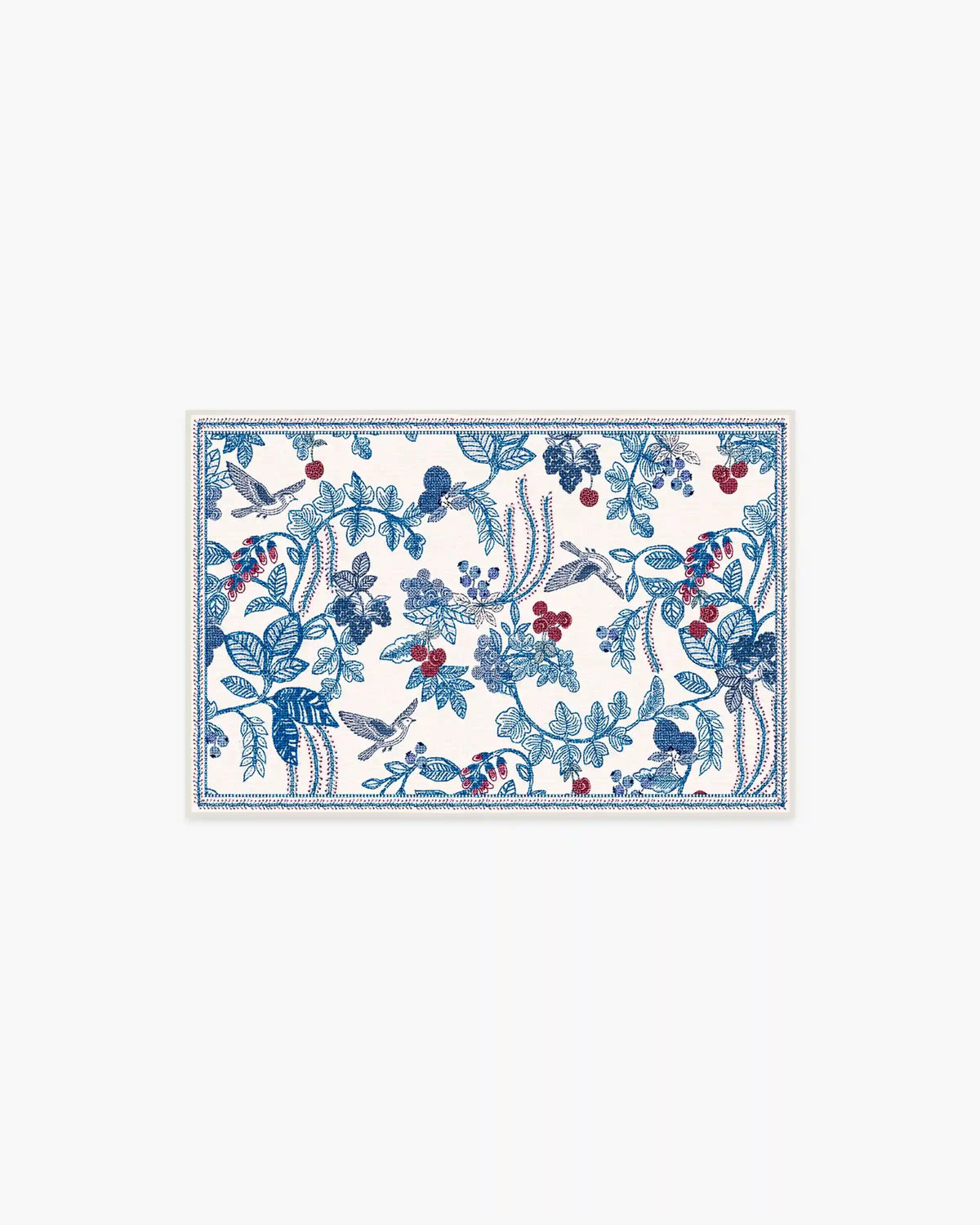 Heidi Blue & Cherry Rug